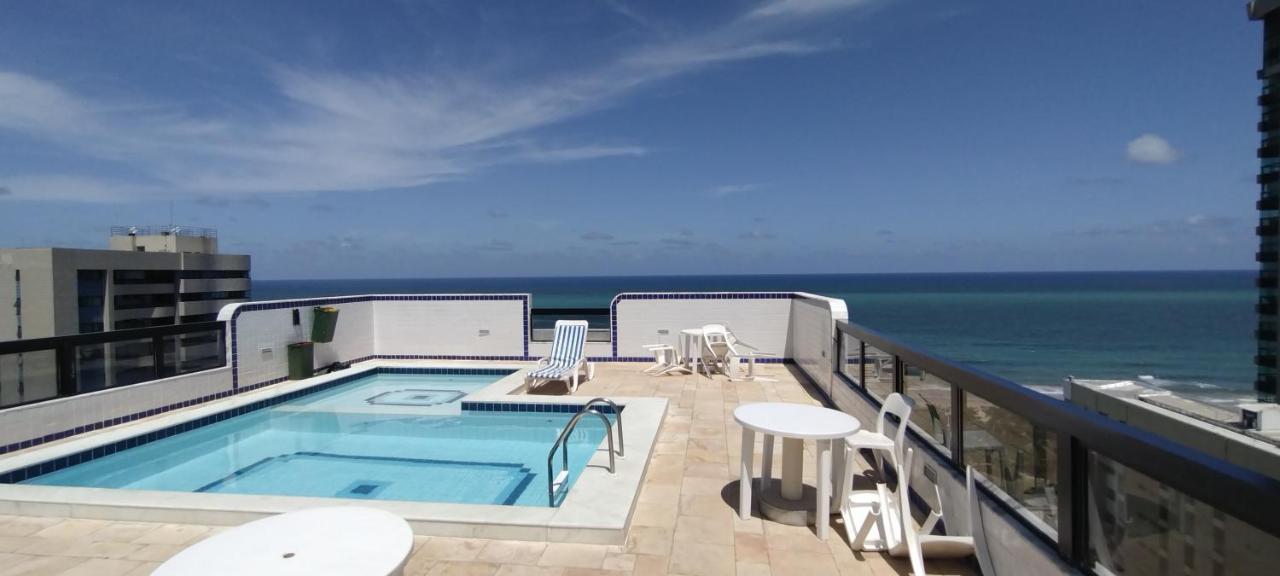 Apartamento 150M Praia, Vista P Mar, E Piscina Na Cobertura 累西腓 外观 照片